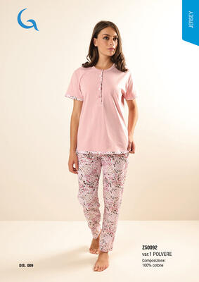 PIGIAMA DONNA M/M Z50092 Tellini S.r.l. Ingrosso Abbigliamento